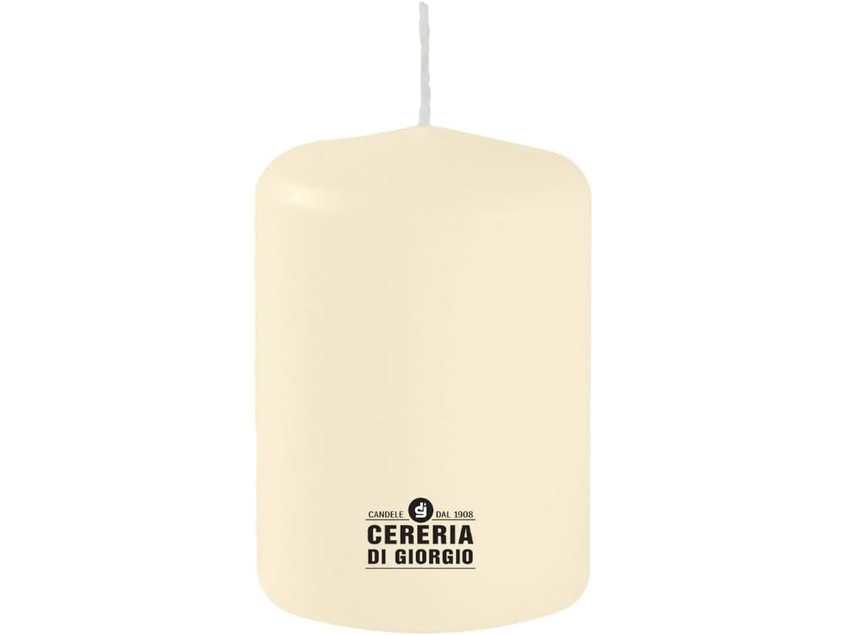 Candela moccolo 7x10cm, durata 55ore avorio