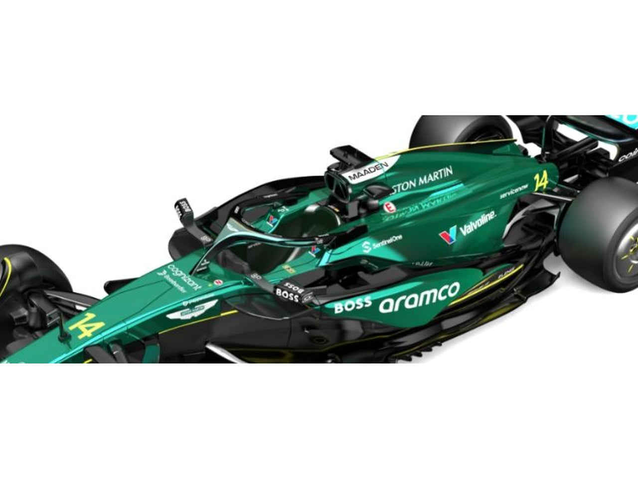 Auto Aston Martin green F1