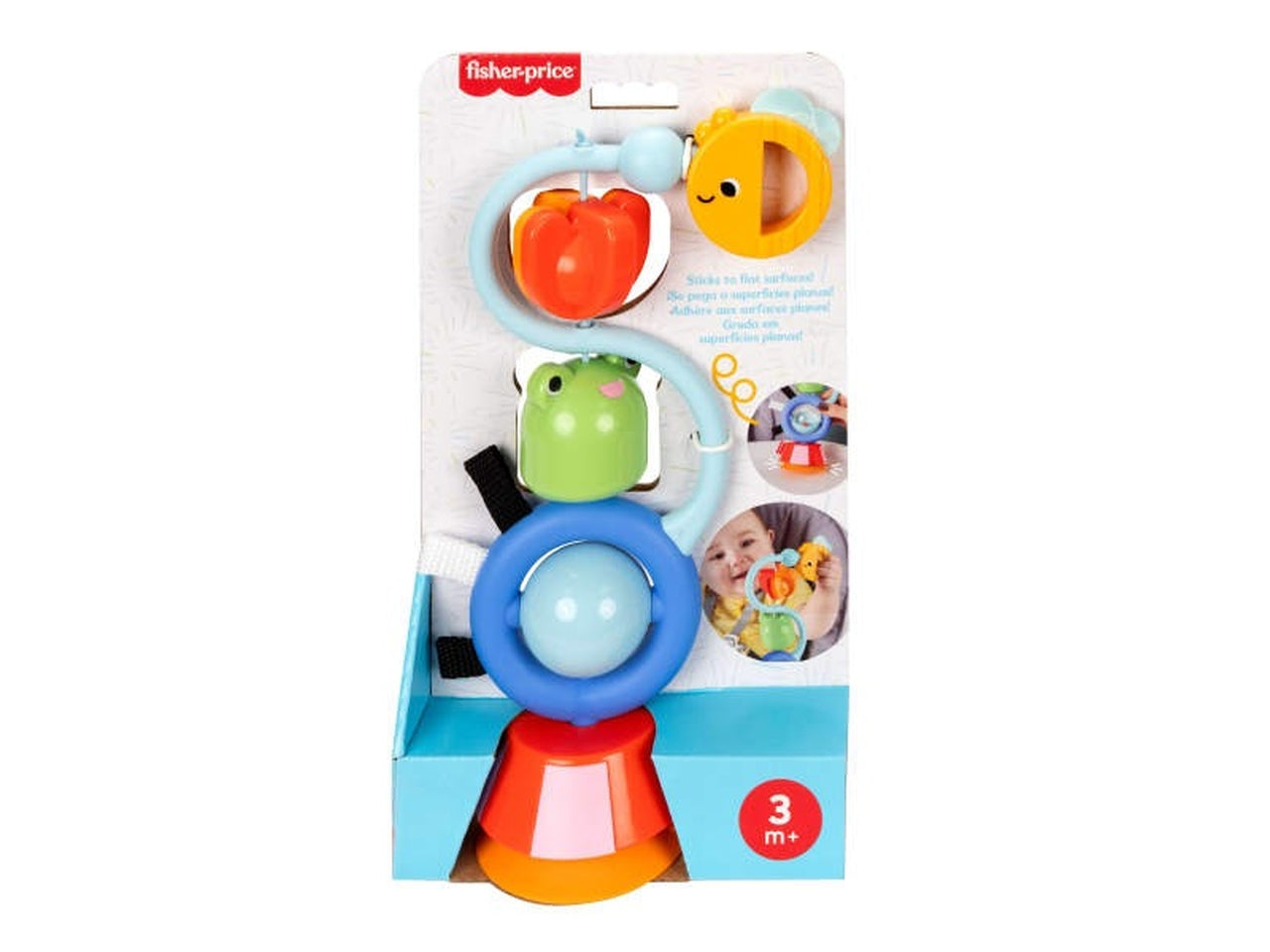 Fisher Price - Ventosa sensoriale con giochi di sviluppo