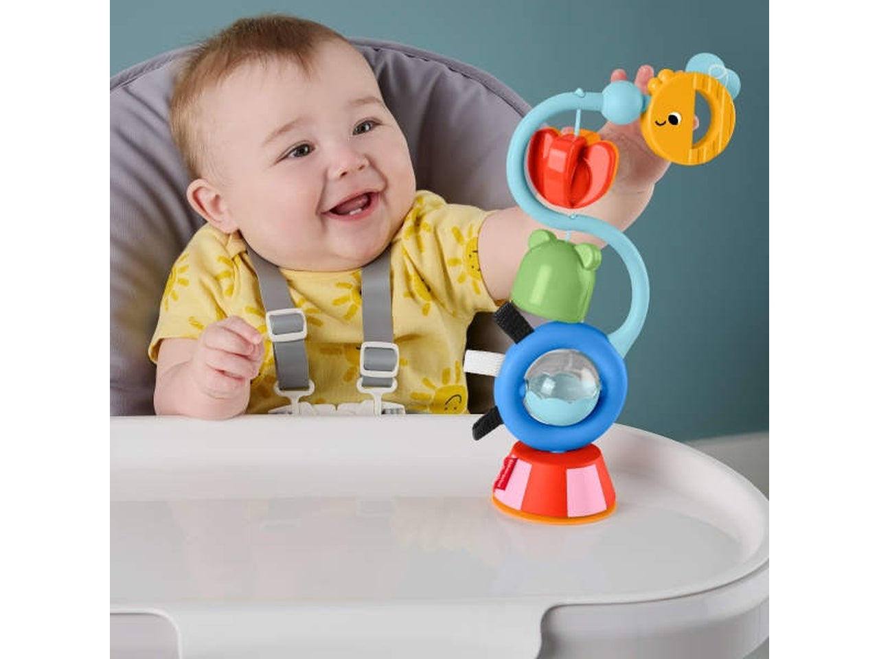 Fisher Price - Ventosa sensoriale con giochi di sviluppo