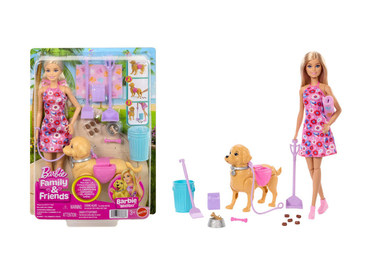 Barbie walk potty mu