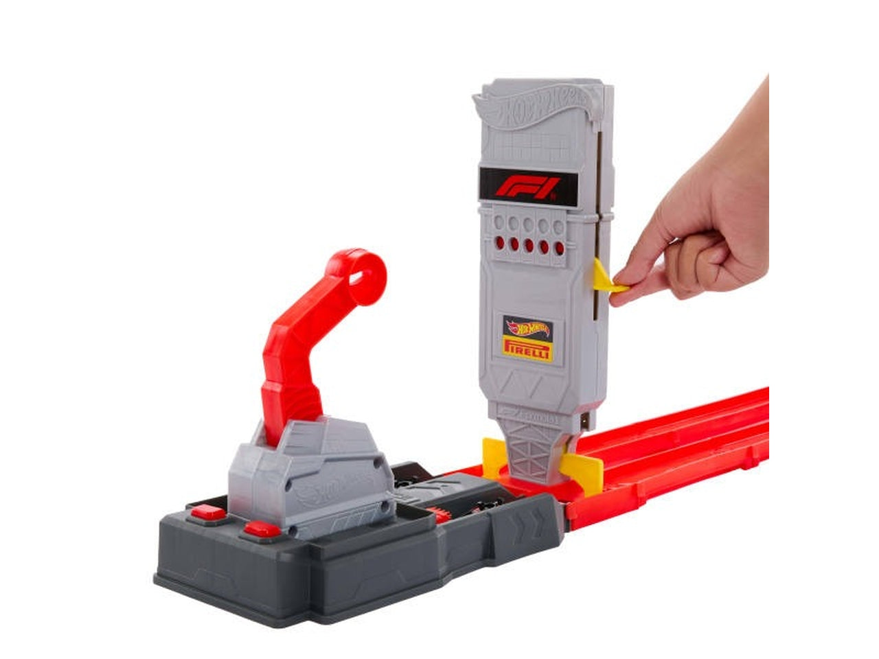 Hot Wheels race F1 grid start