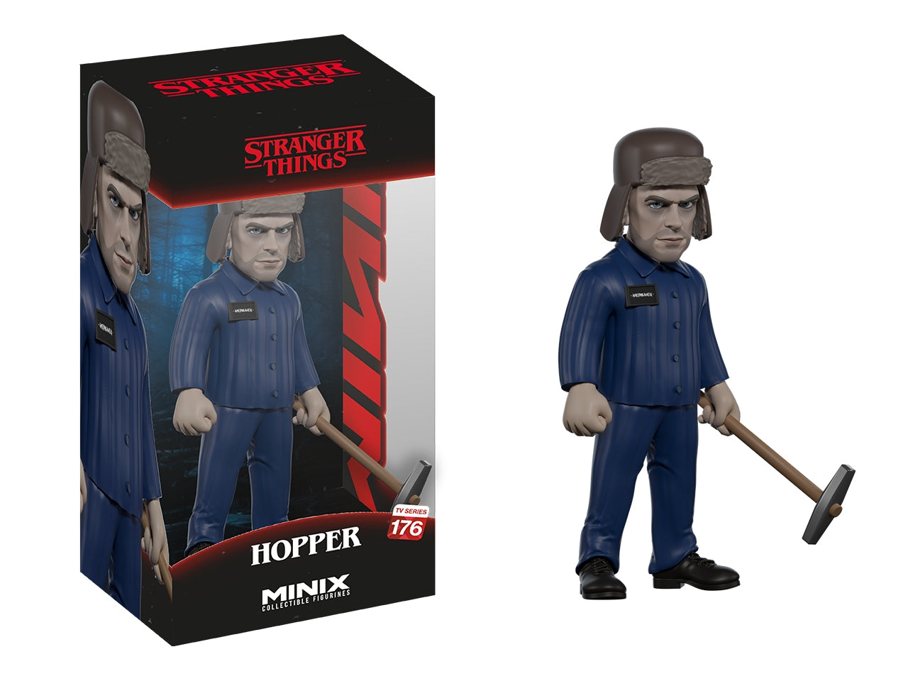 Minix collectible figurines - Stranger Things Hopper S4