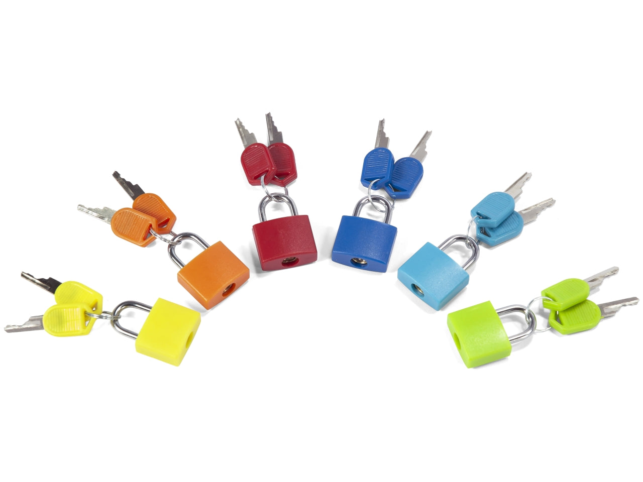 Lucchetto da viaggio con chiave colori assortiti