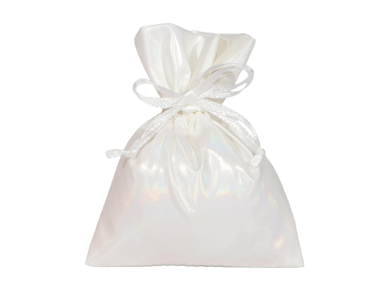 Sacchetto nora 8x10cm in tessuto bianco