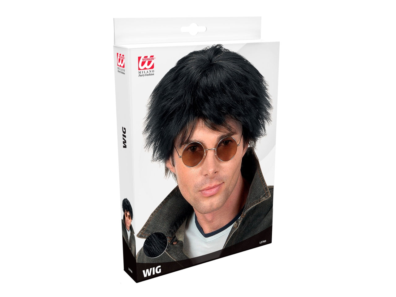 Parrucca beat nera