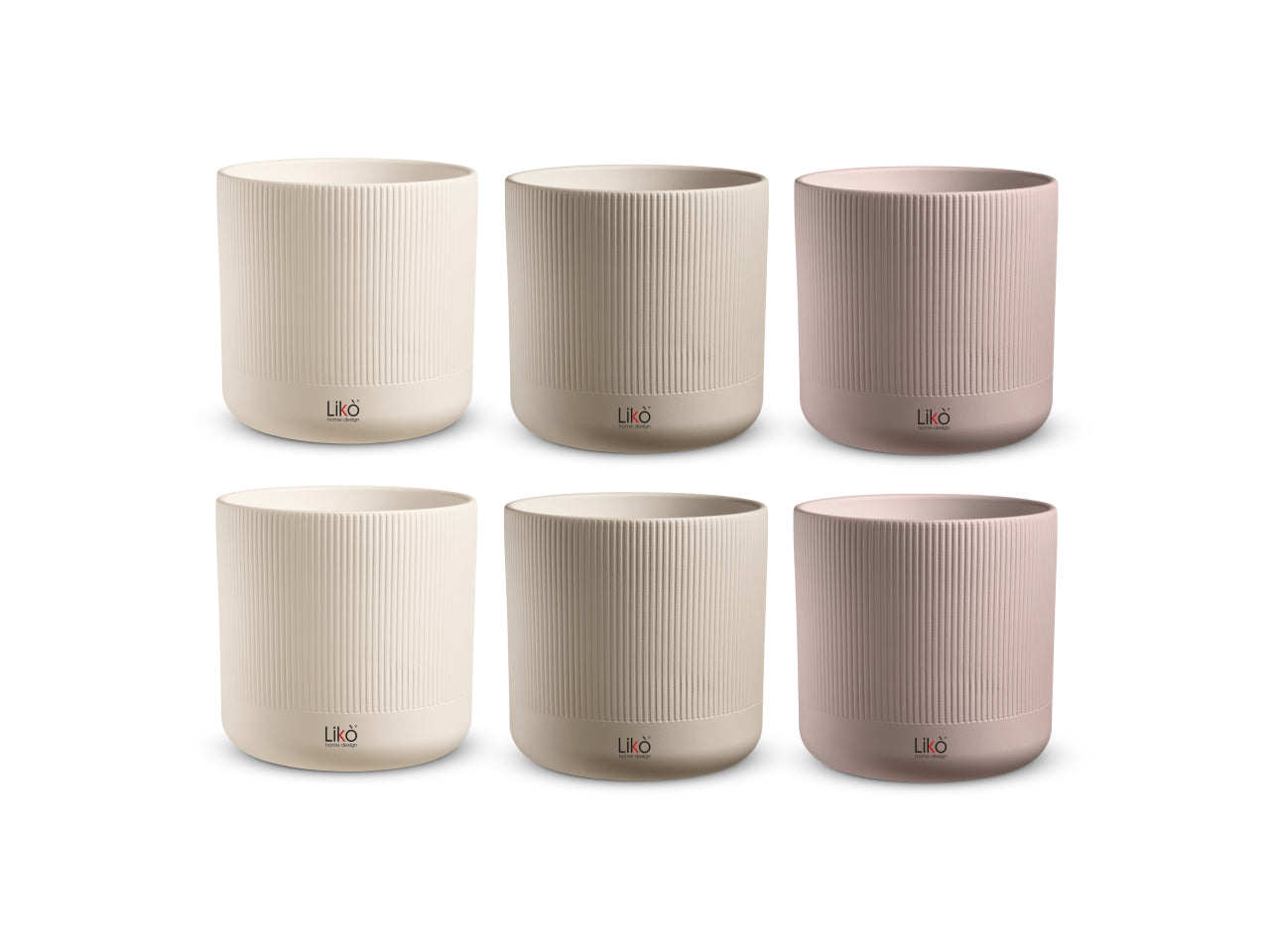 Zefir cachepot d.14xh.13cm in 3 assortitimenti