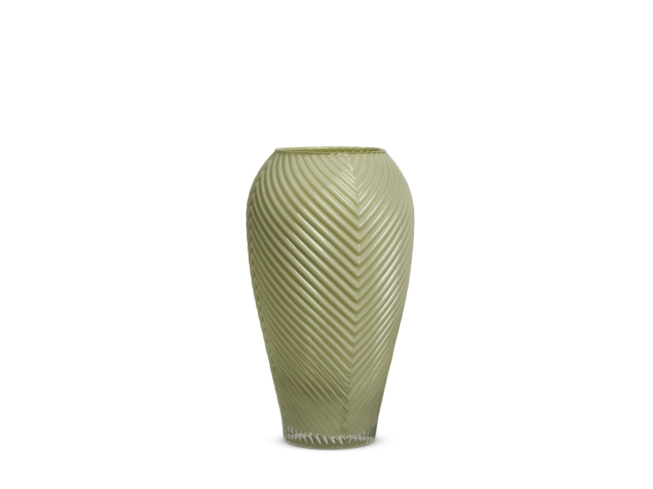Kamila vaso h.26xd.14cm oliva basic