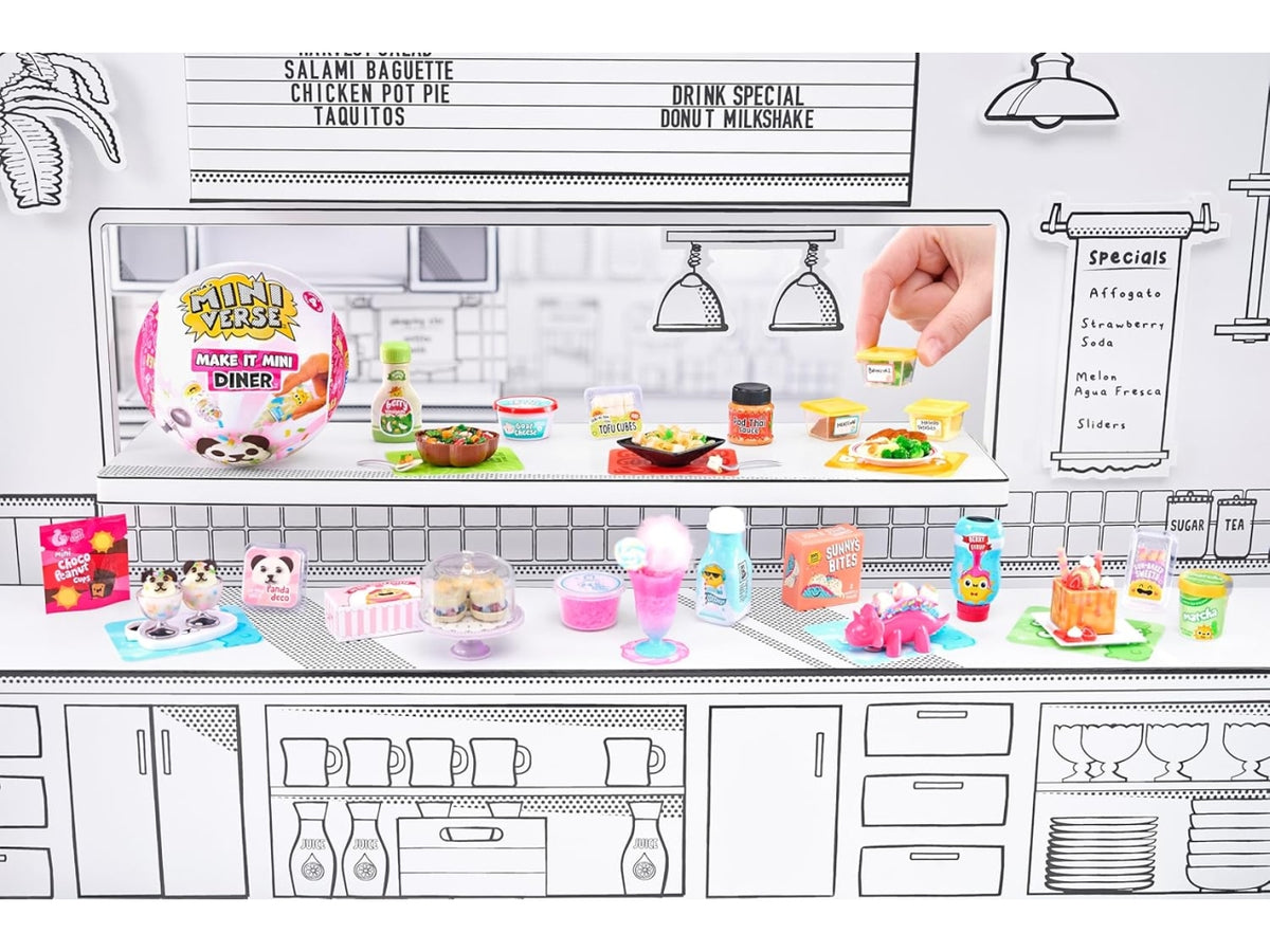 Mga's miniverse- make it mini foods: diner in series 4wave