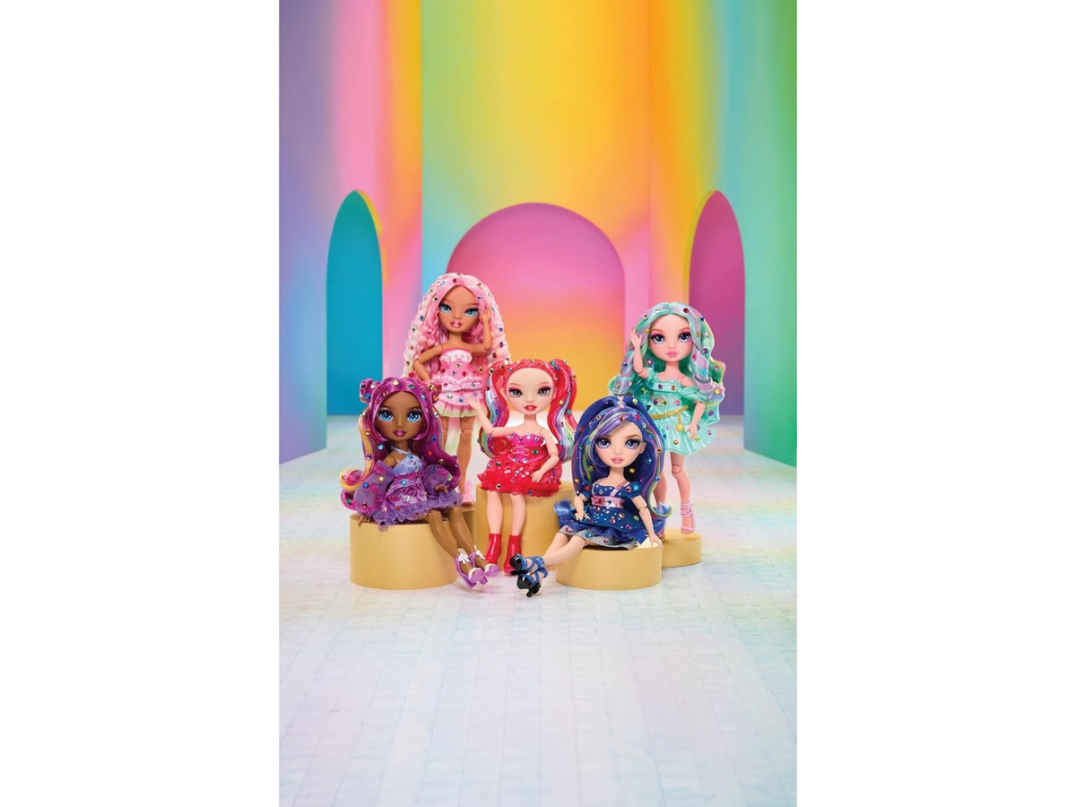 Rainbow high be dazzling fashion dolls- blue