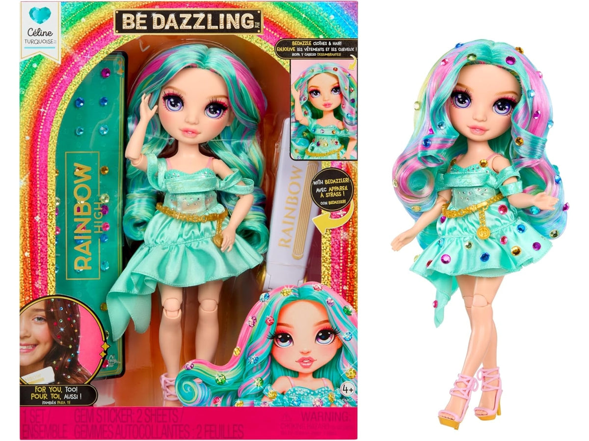 Rainbow high be dazzling-celine turquoise