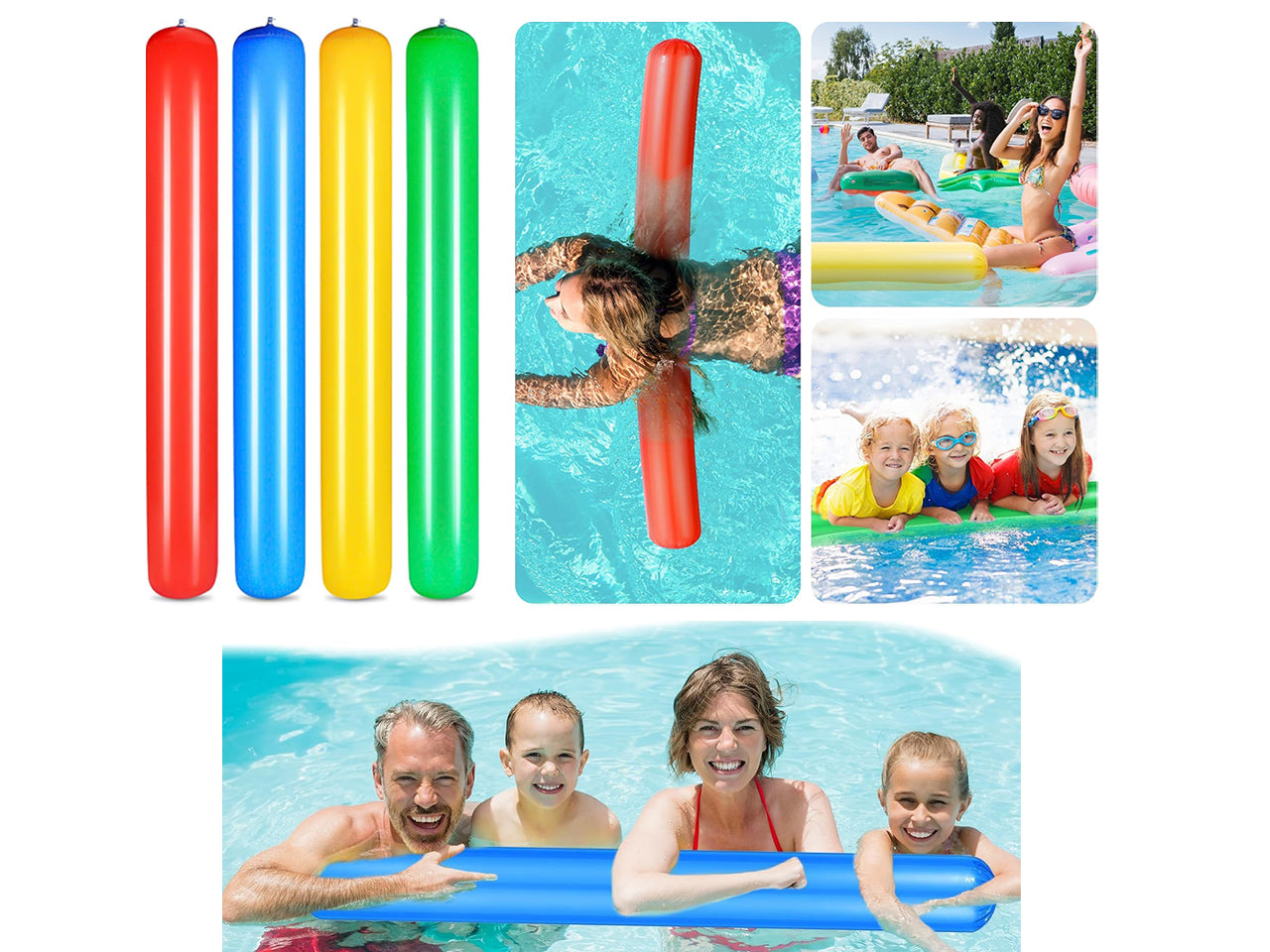 Tubo pvc 125x13cm 4 assortiti