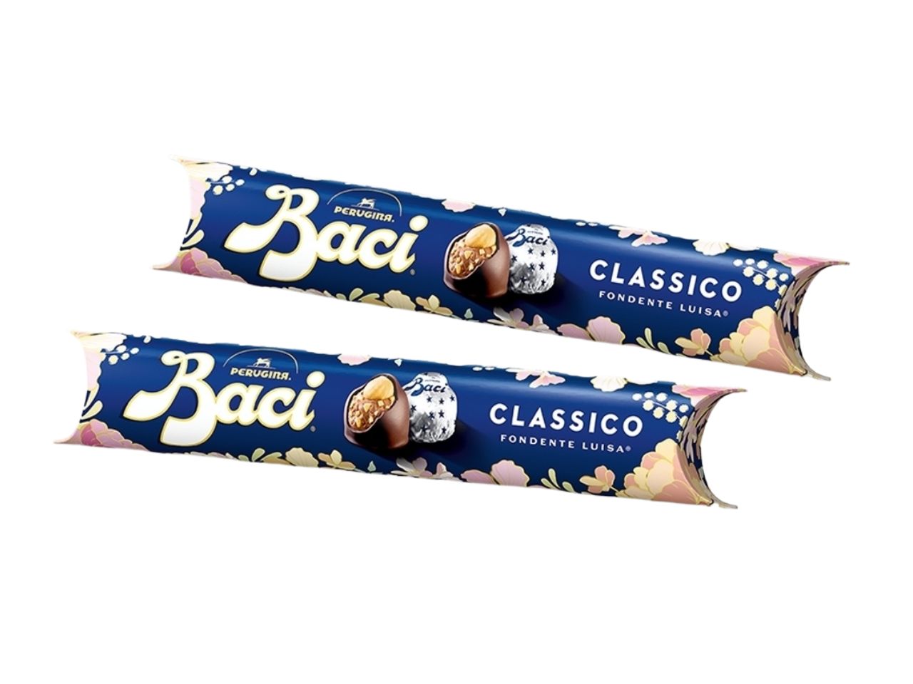 Baci tubo floreale con 7 baci 87,5gr
