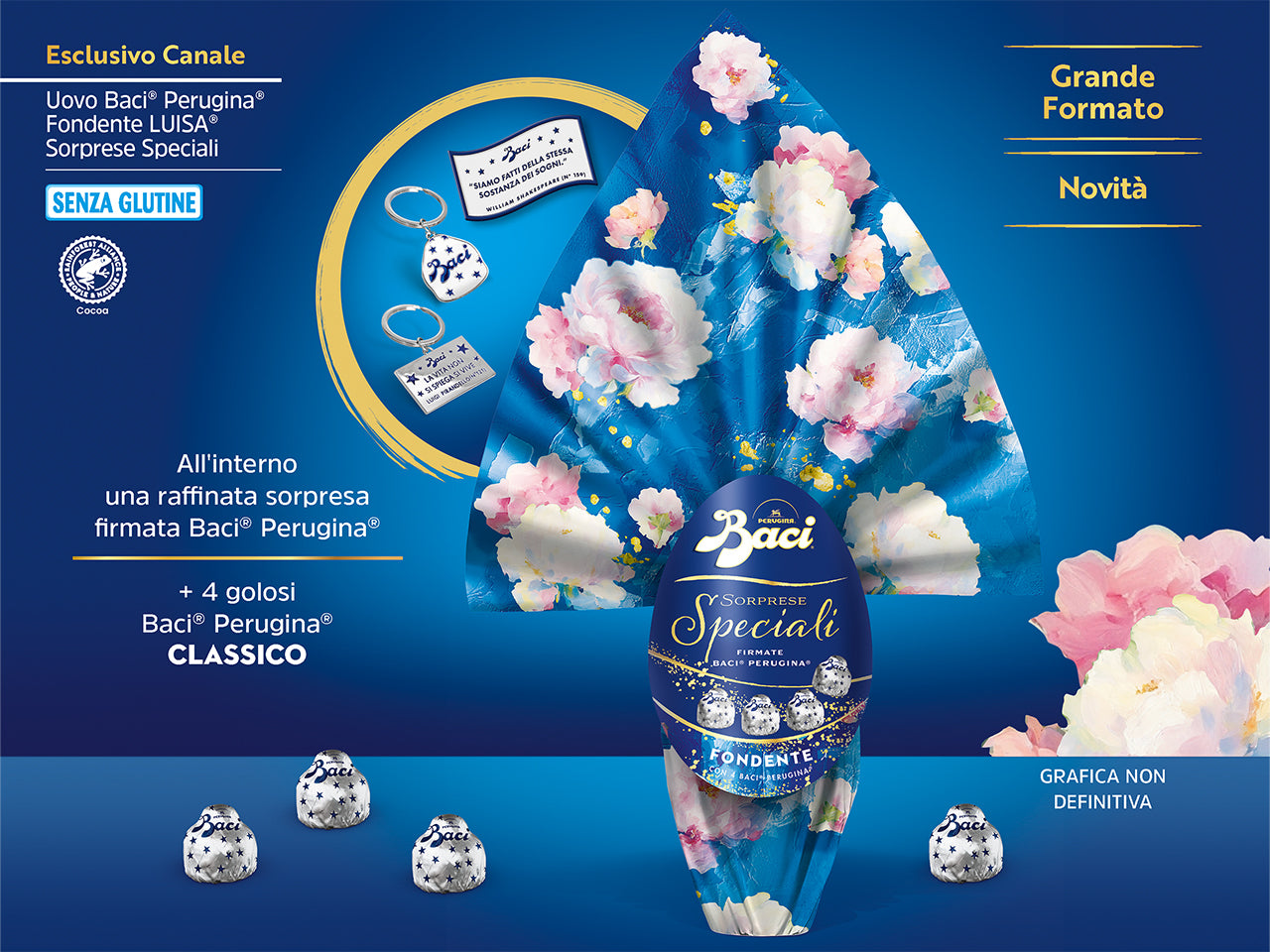 Baci uovo fondente con sorpresa 380gr