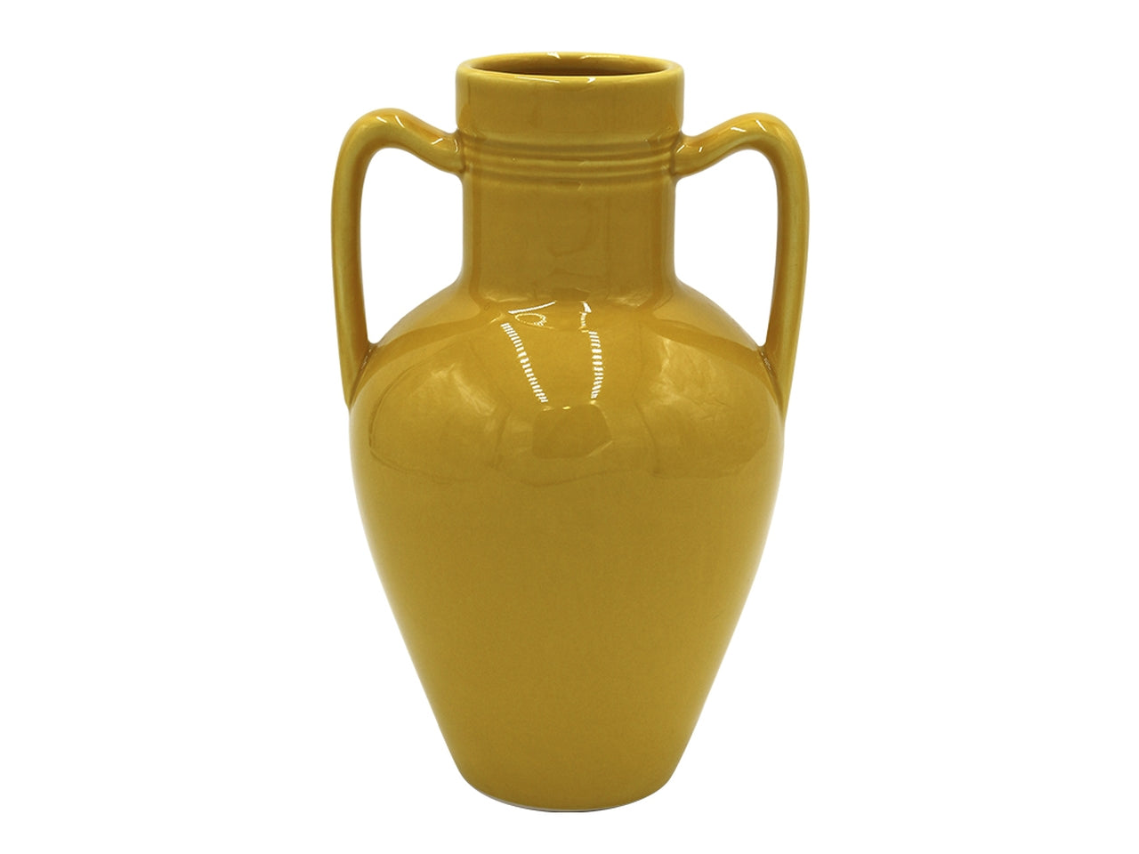 Anfora h.20cm giallo