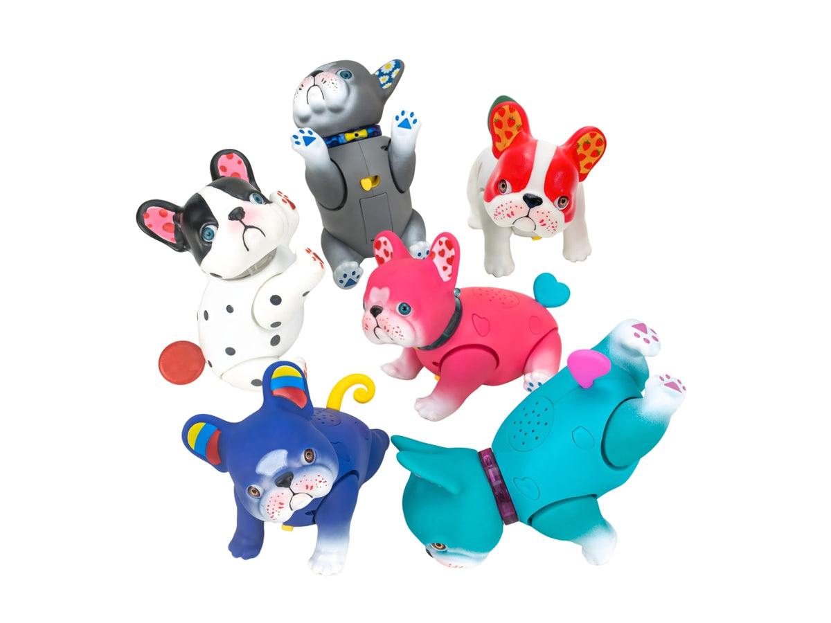 Kibo mini bulldog francese interattivo con oltre 40 suoni touchâactivati e 20 canzoni