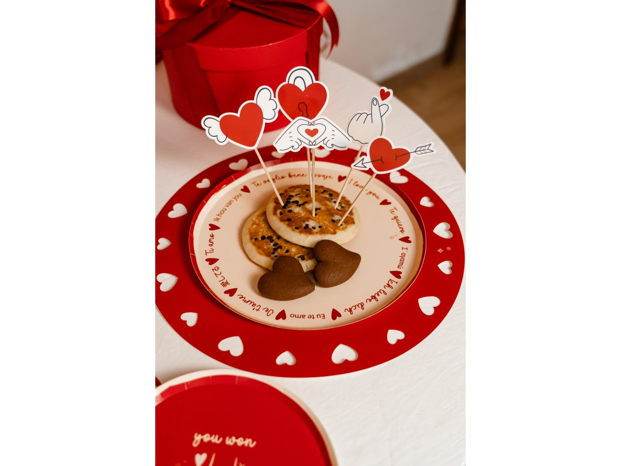 Piatti With Love 24cm set da 6 piatti