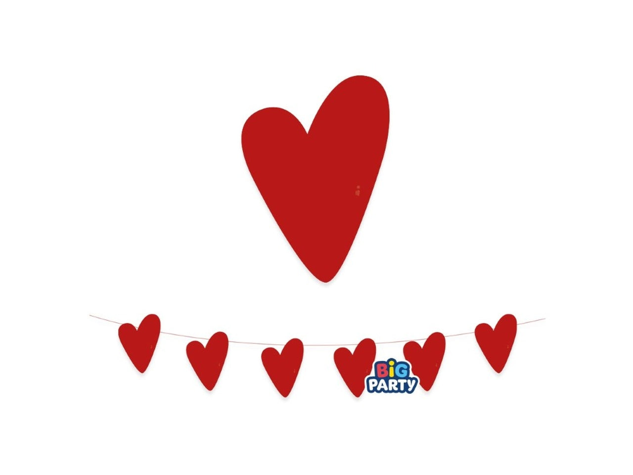 Festone Sagomato in cartoncino Love 300x20cm