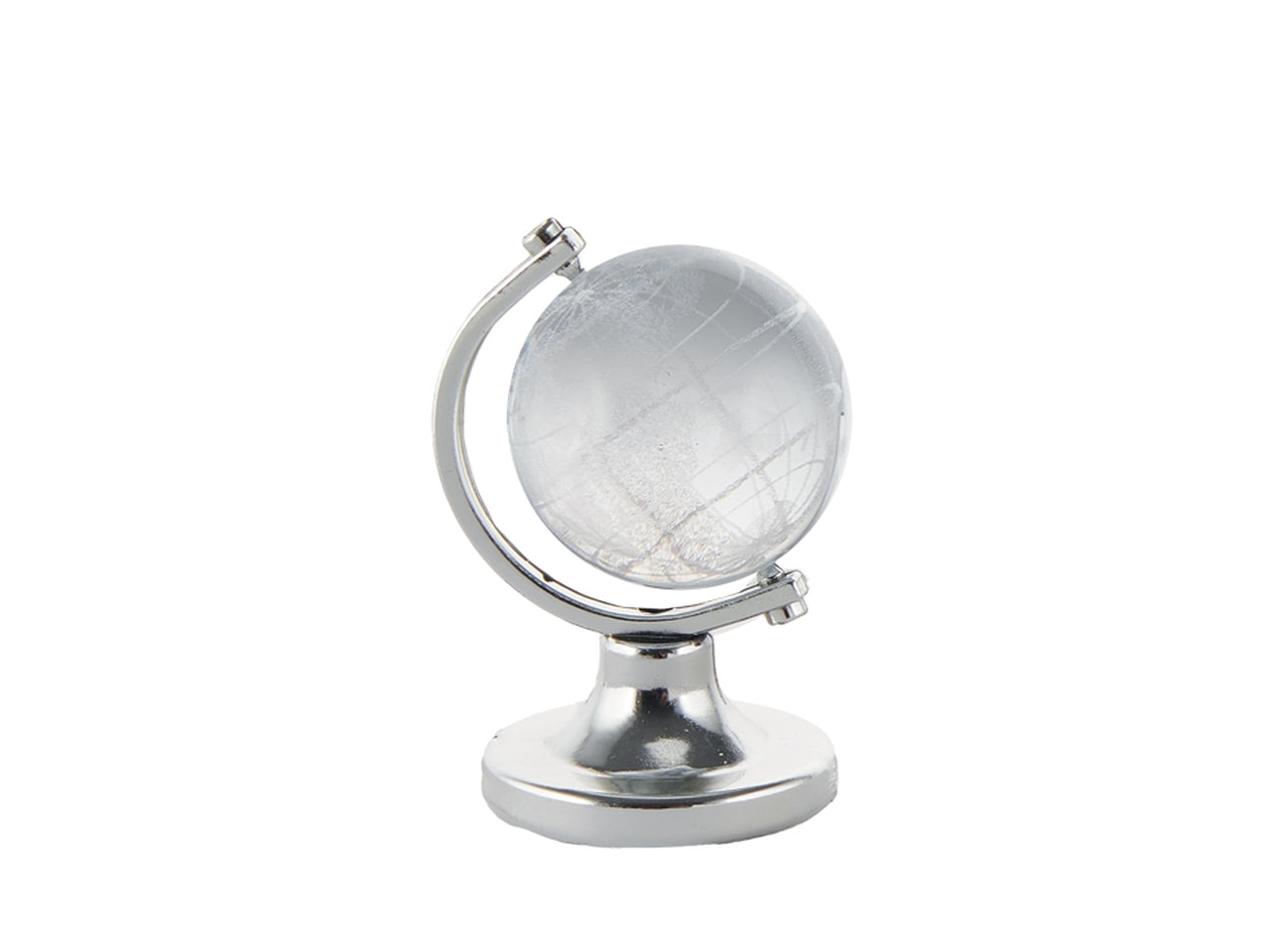Mappamondo in vetro luminoso h.6cm