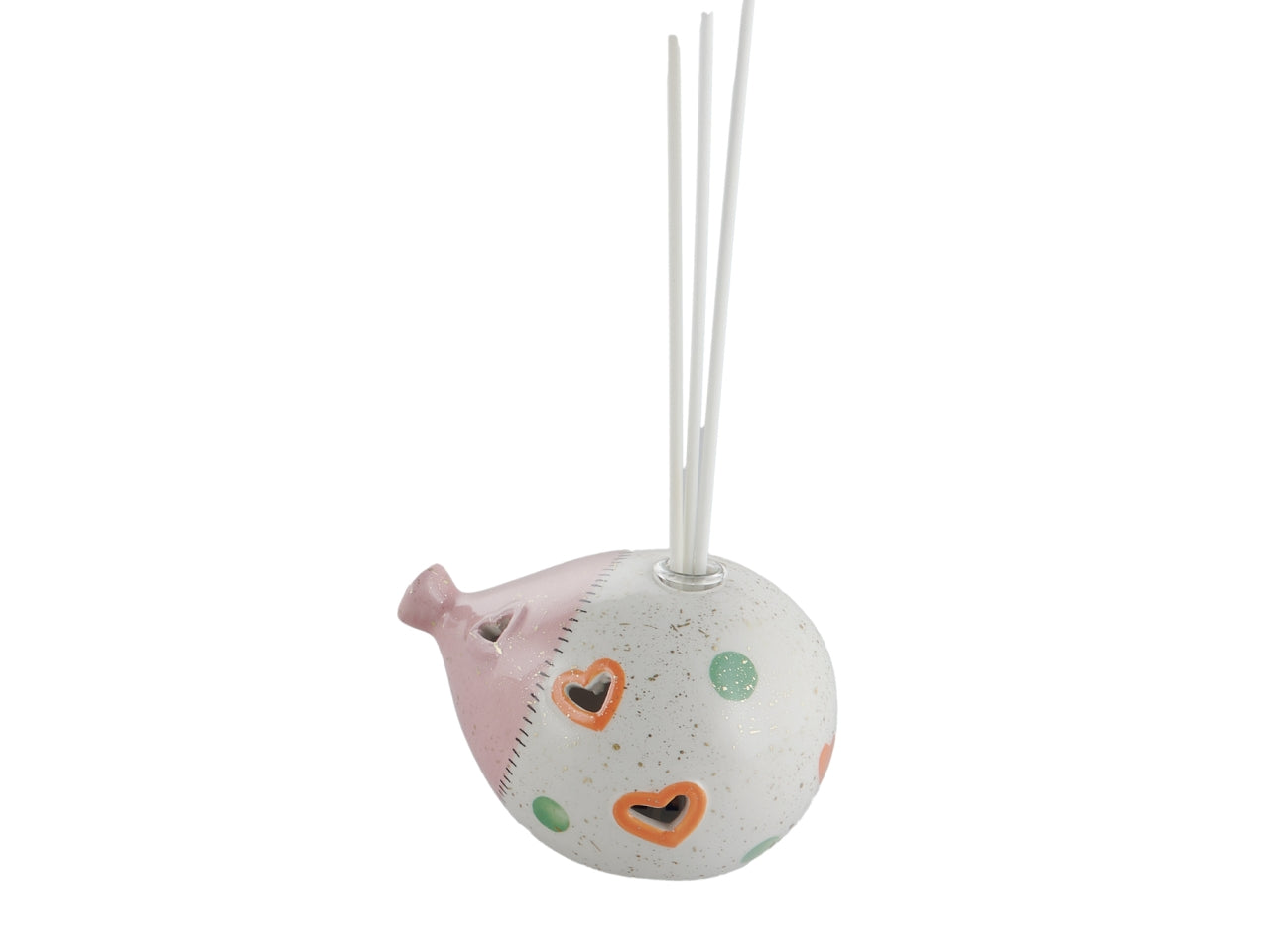 Palloncino diffusore luminoso con bastoncini 7,5cm girl