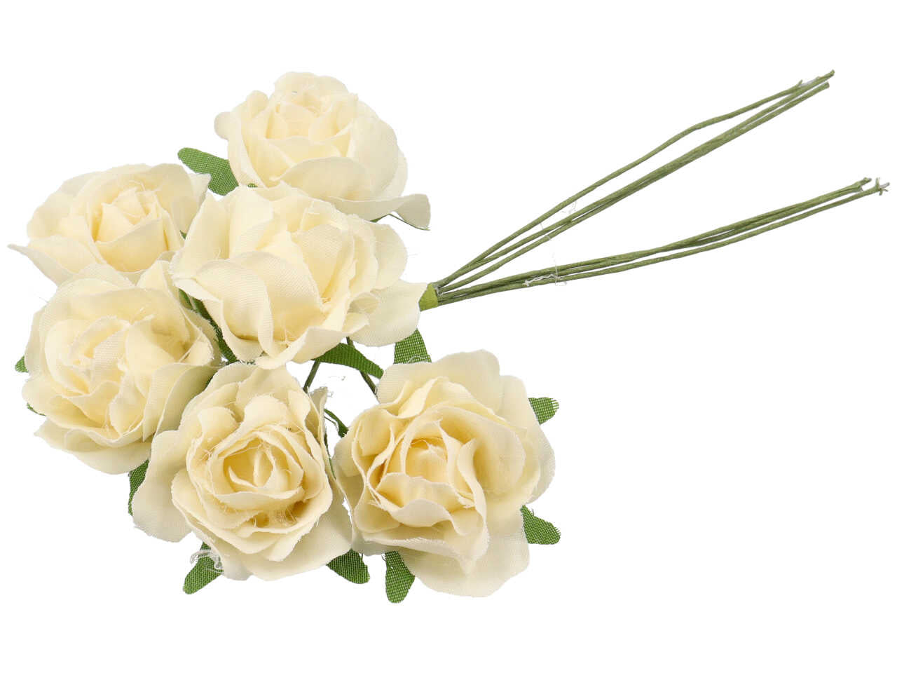 Roselline ecrù in confezione da 12 pezzi