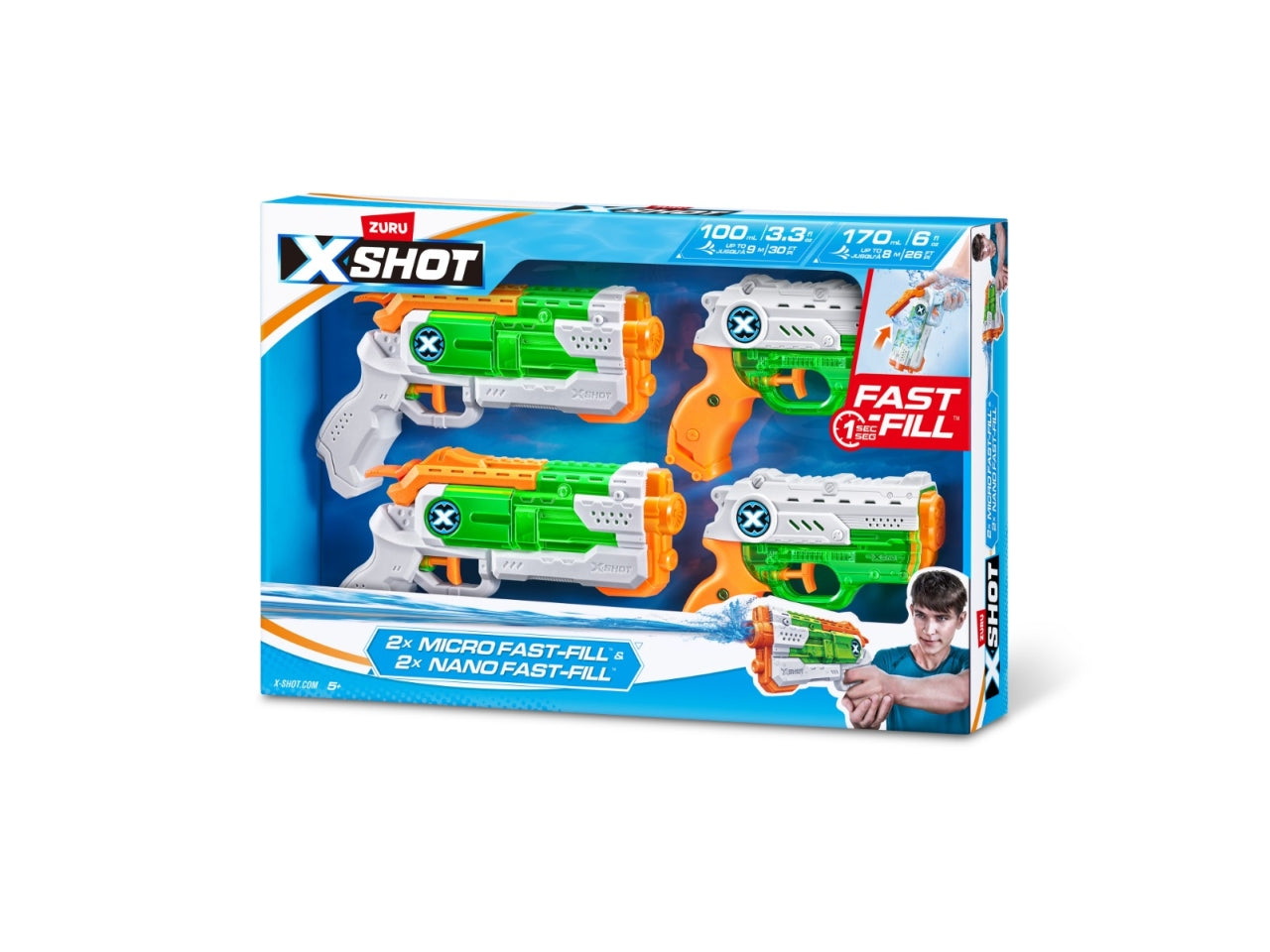 X-Shot Fast Fill 2 micro e 2 nano