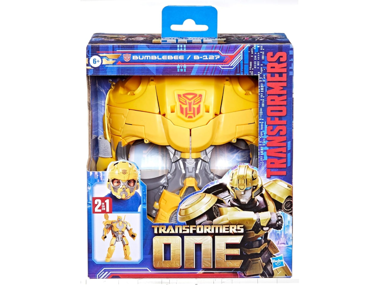 Transformer 2in1 mask bumblebee