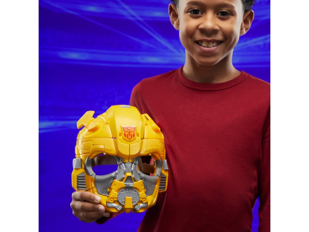 Transformer 2in1 mask bumblebee