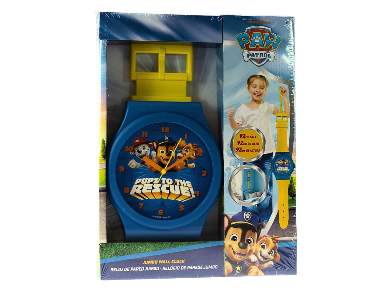 Paw Patrol giant watch clock