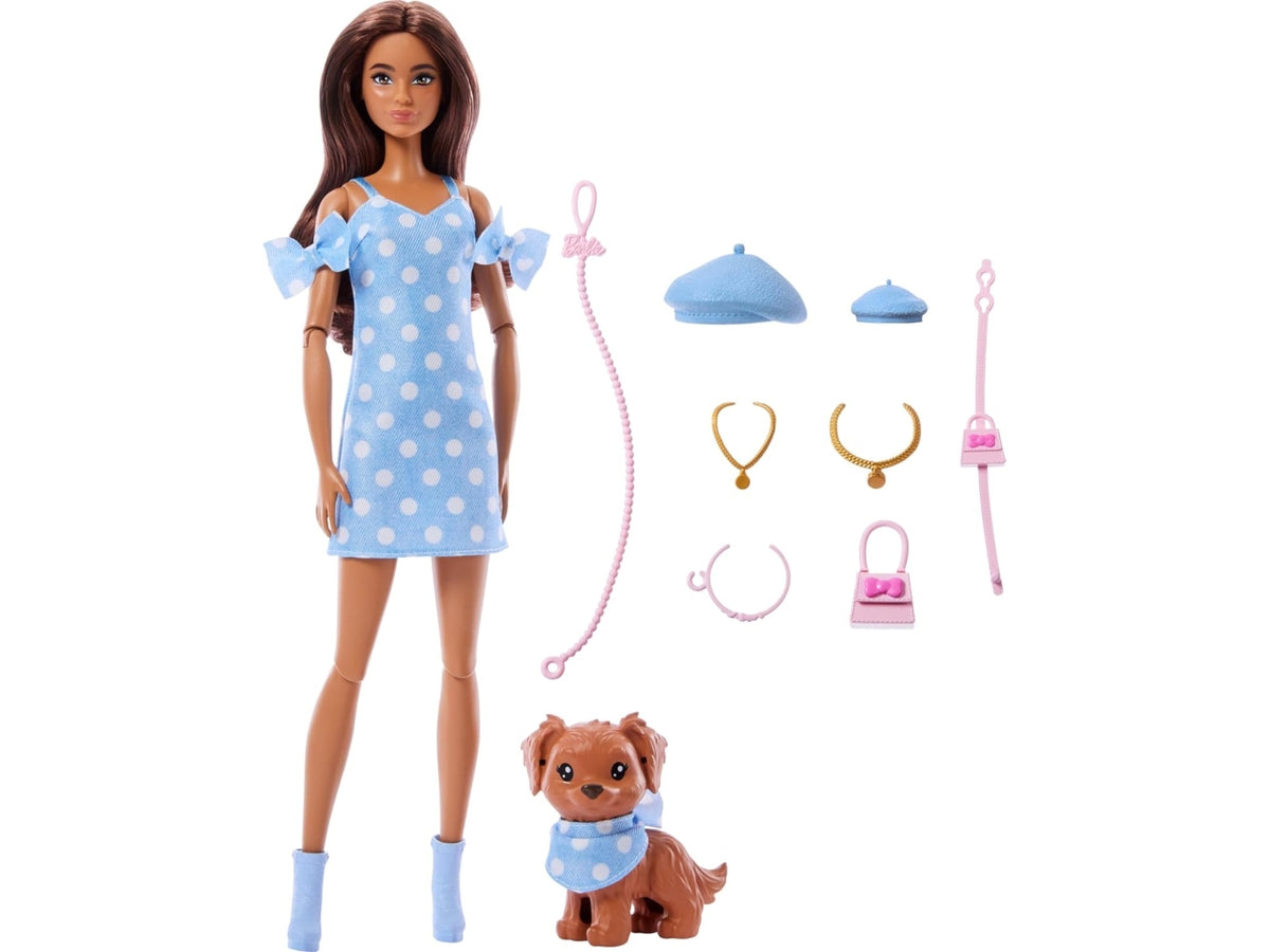 Barbie cuccioli mora azzurra