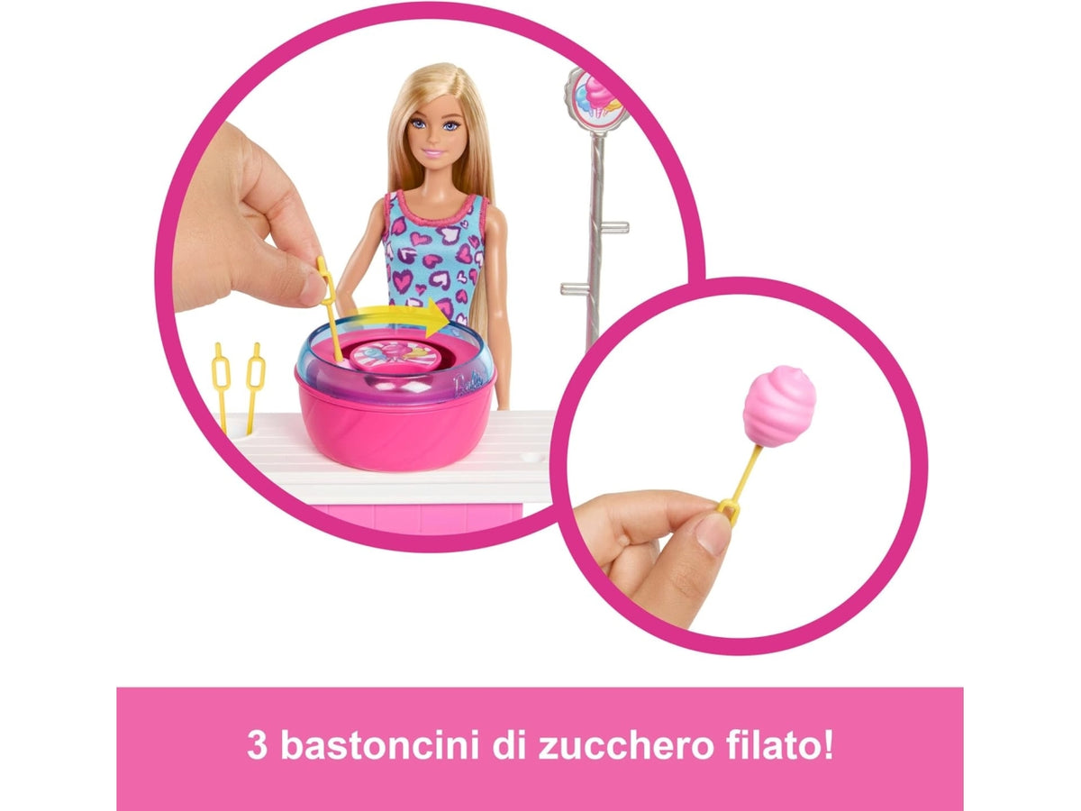 Barbie chiosco zucchero filato
