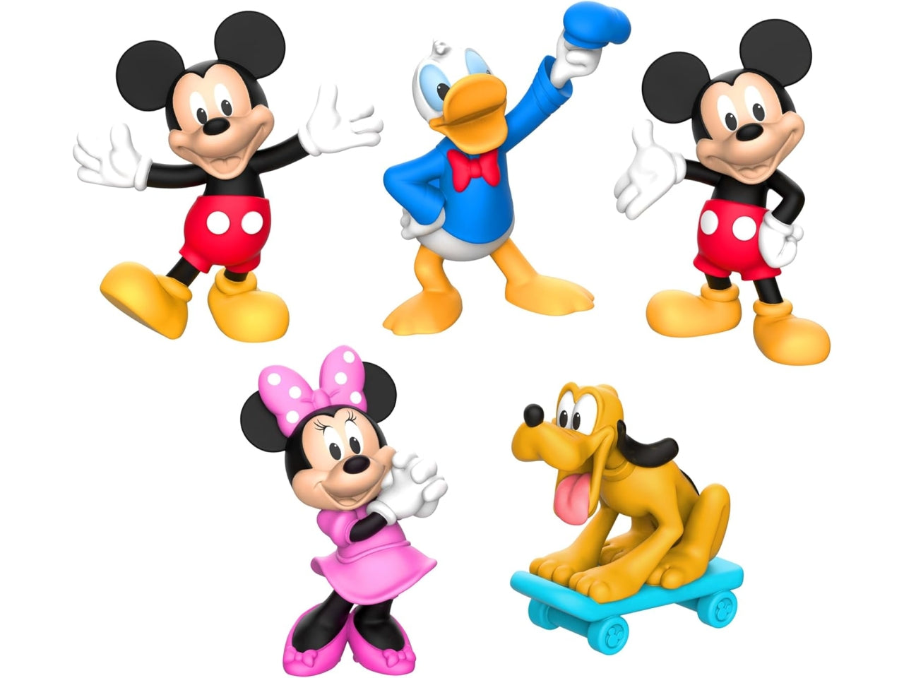 Mickey Mouse set 5 mini figure
