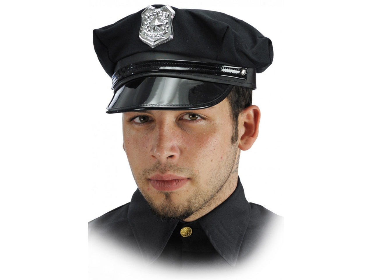 Cappello poliziotto in tessuto tg.58