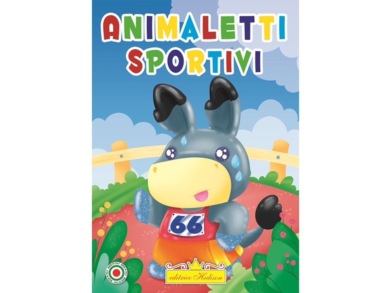 Libro animaletti sportivi serie colora