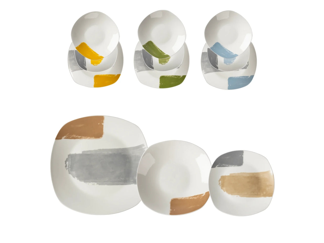 Servizio di piatti da 12 pezzi Azulejos