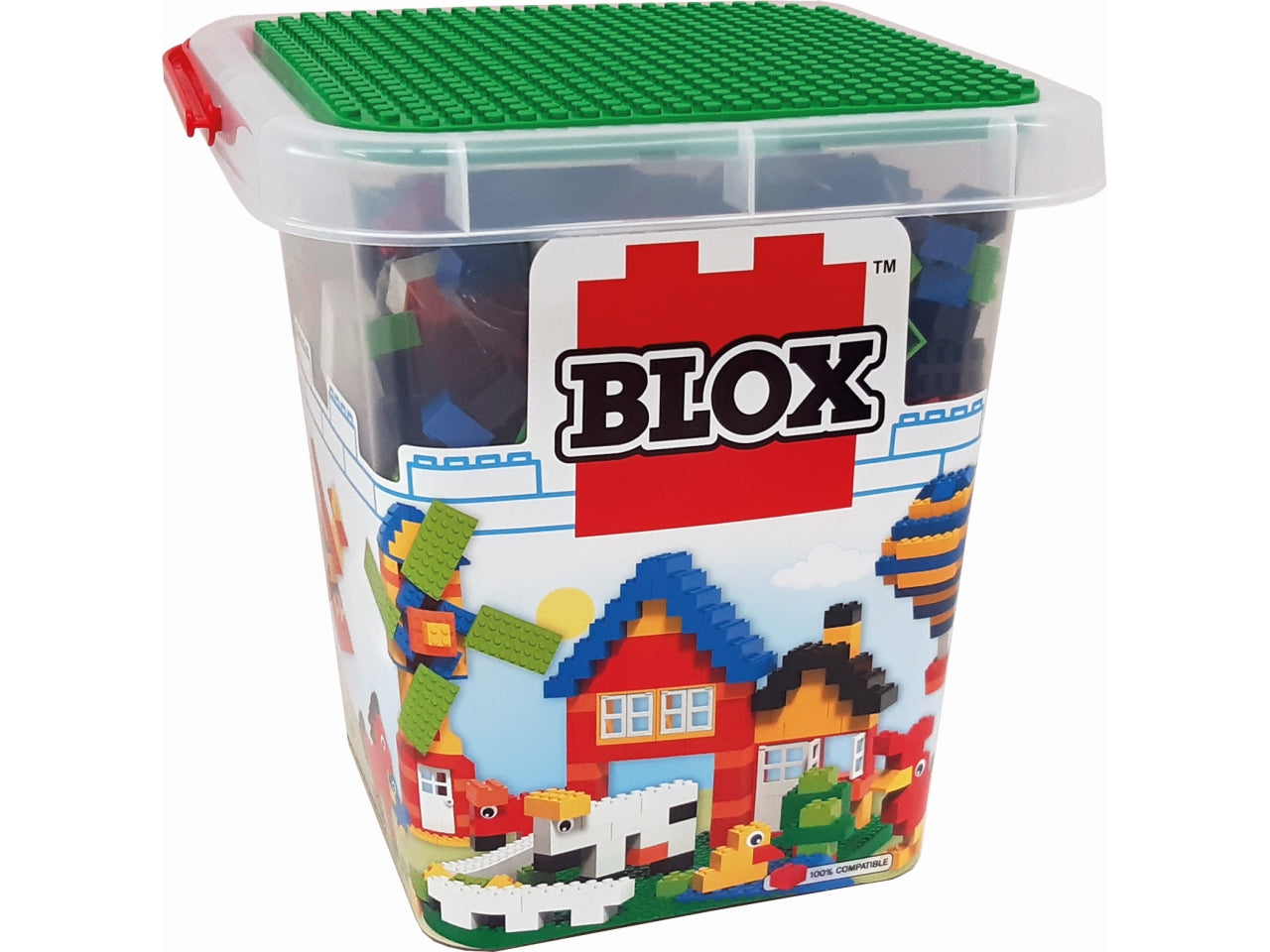 Costruzione secchio con 500 blox