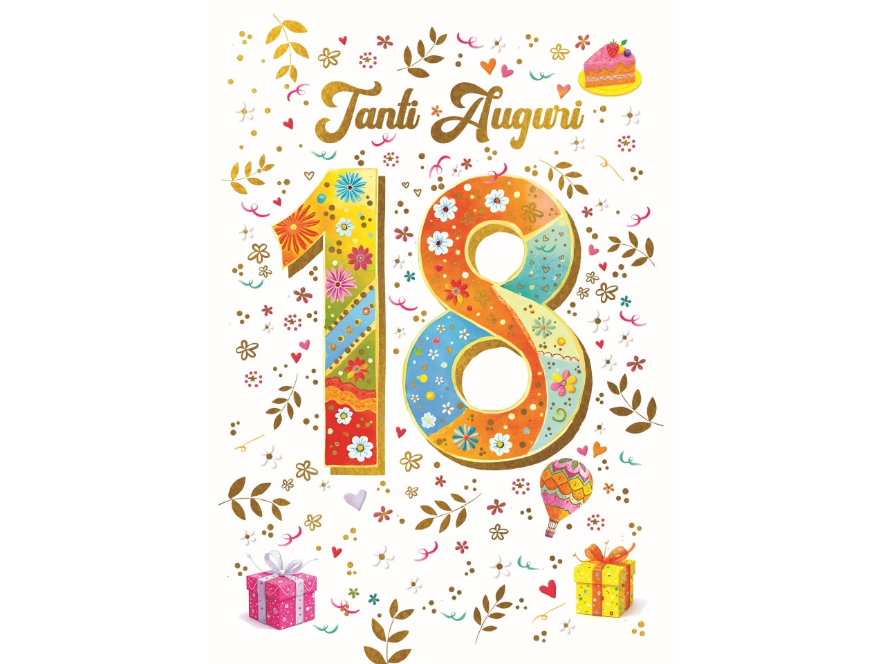 Biglietto buon compleanno 18 anni