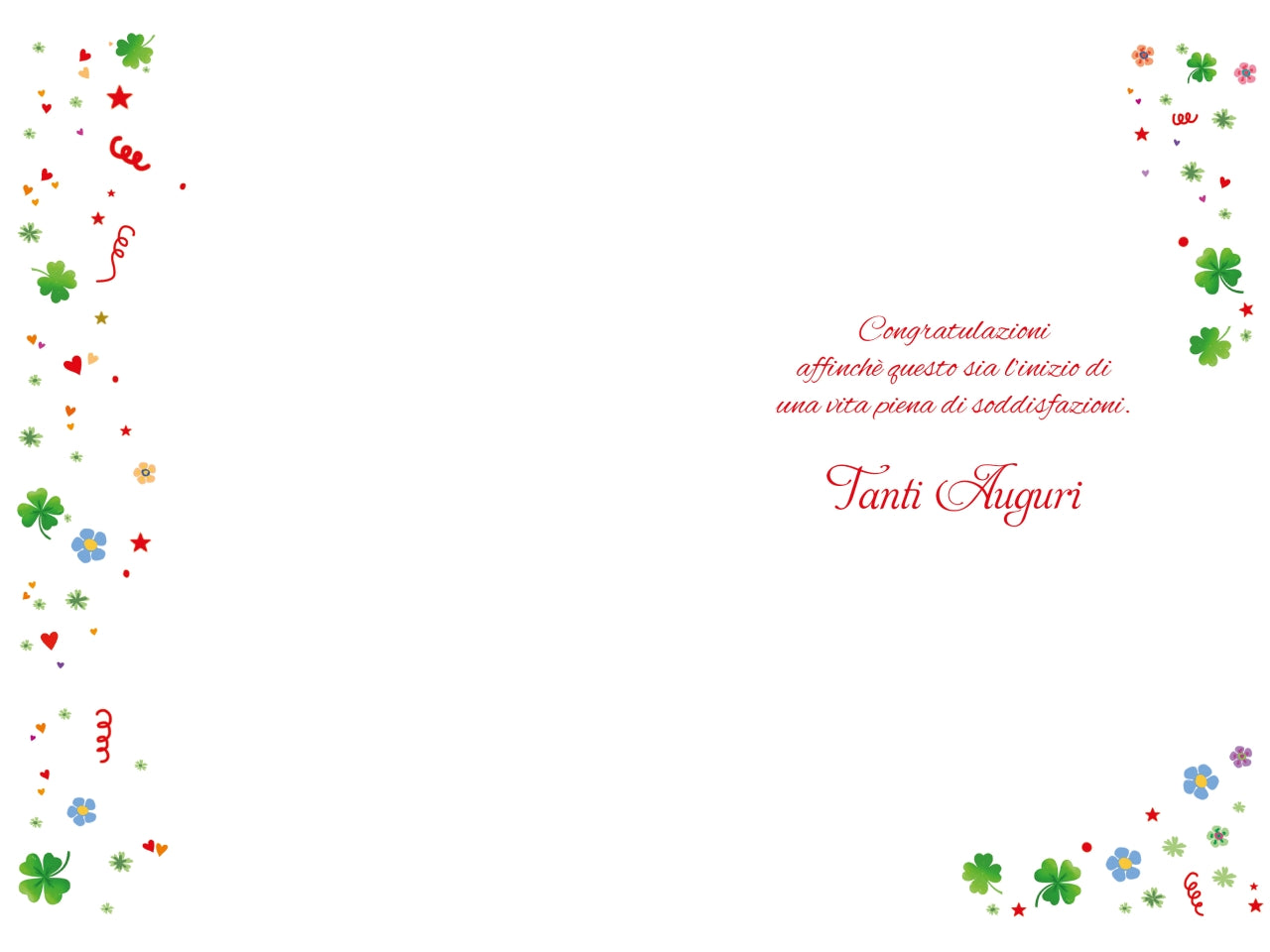 Biglietto tanti auguri laurea