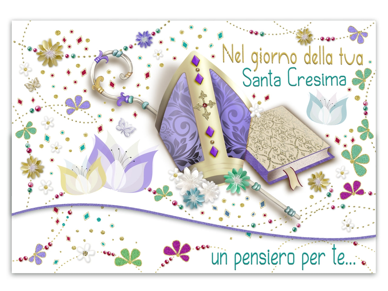 Biglietto portasoldi Santa Cresima