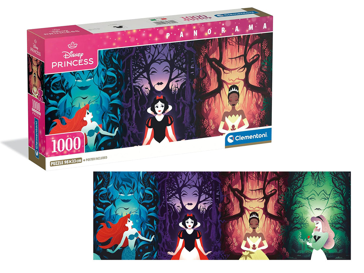 Puzzle 1000 Panorama Princess Compact Box