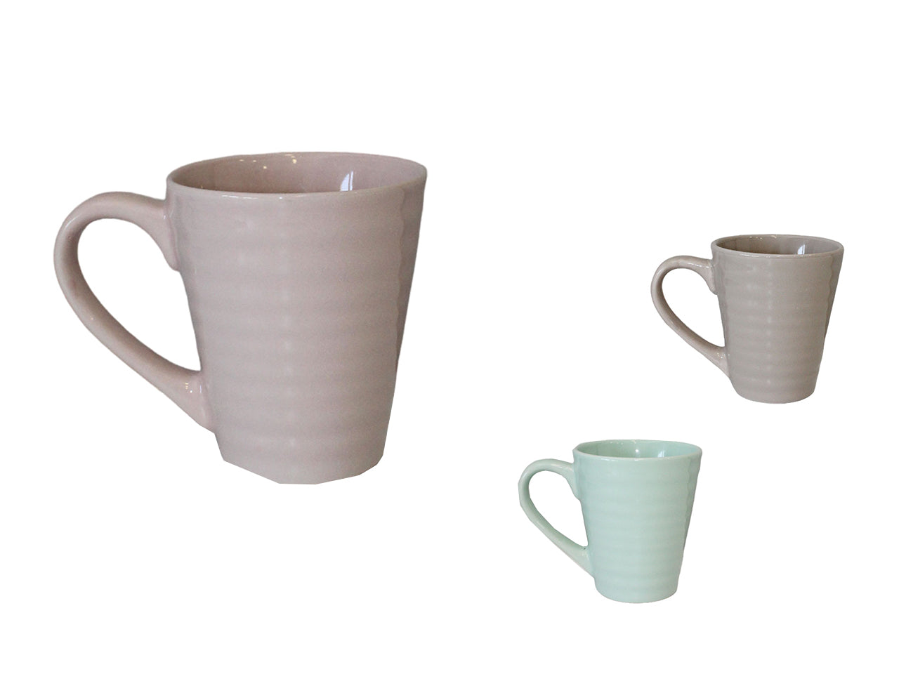 Tazza in ceramica 9x10cm in colori assortiti