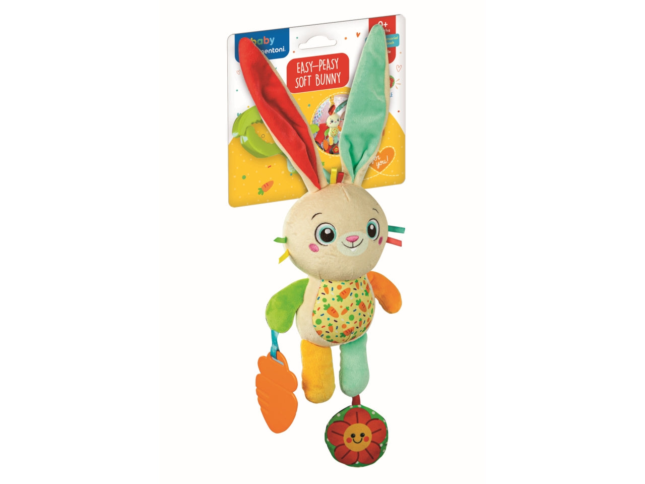 Baby Clementoni On The Go Plush Bunny