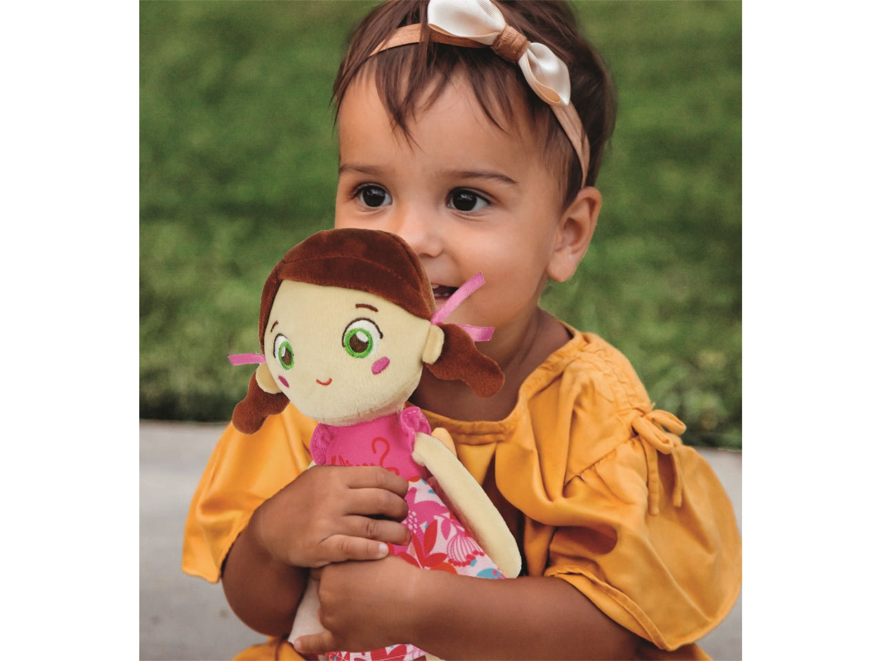 Baby Clementon Plush Soft Doll Pink Lily