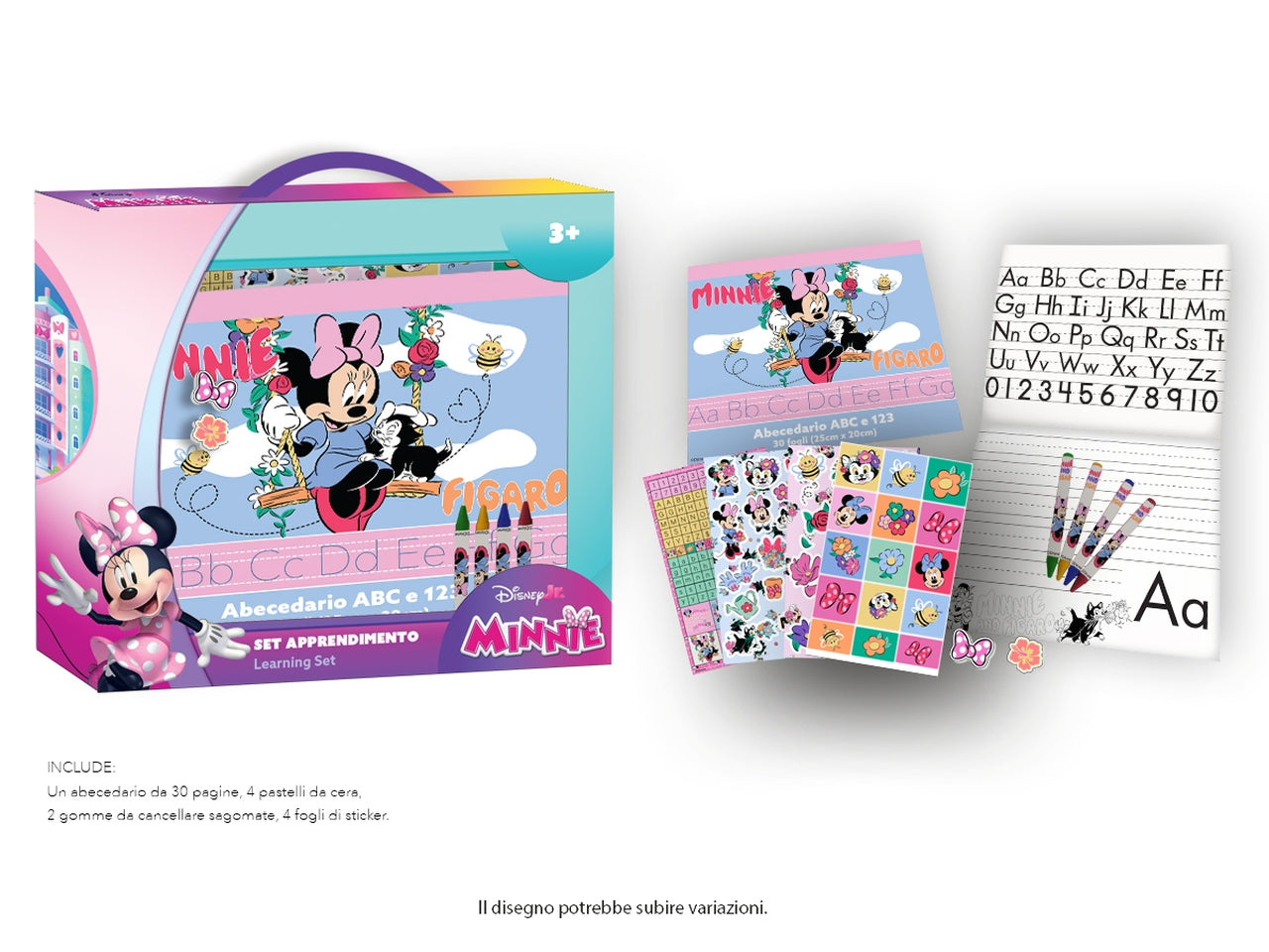 Minnie Set impara i numeri e l'alfabeto