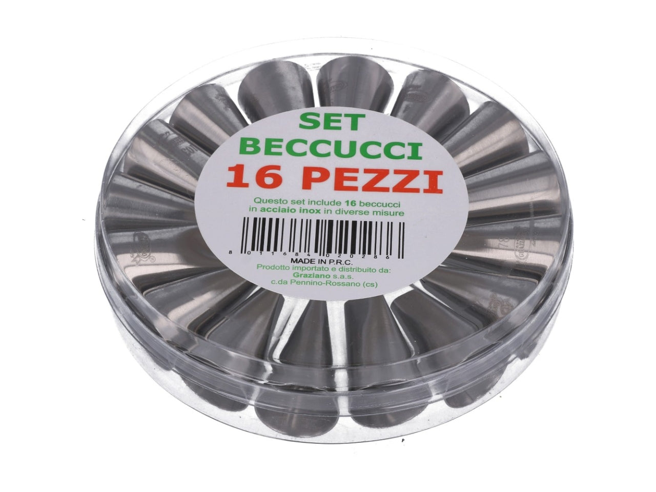 Beccucci set da 16 beccucci
