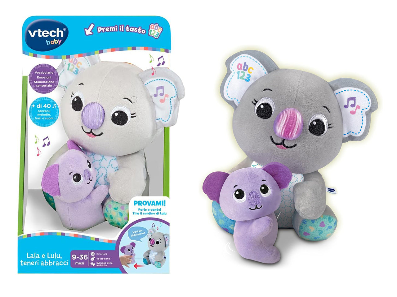 Gioco Lala e Lulu teneri abbracci