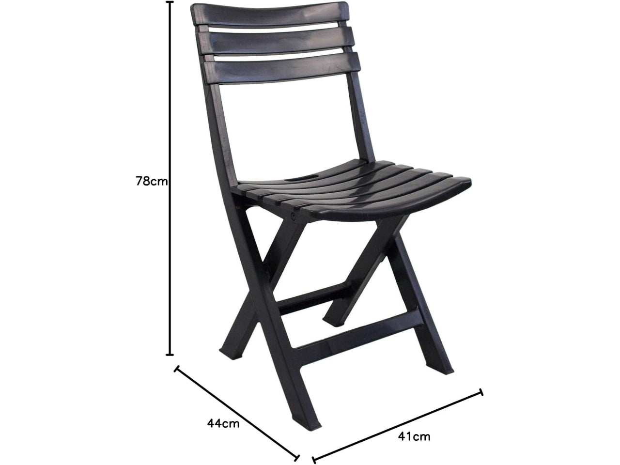 Sedia plp pieghevole birki antracite