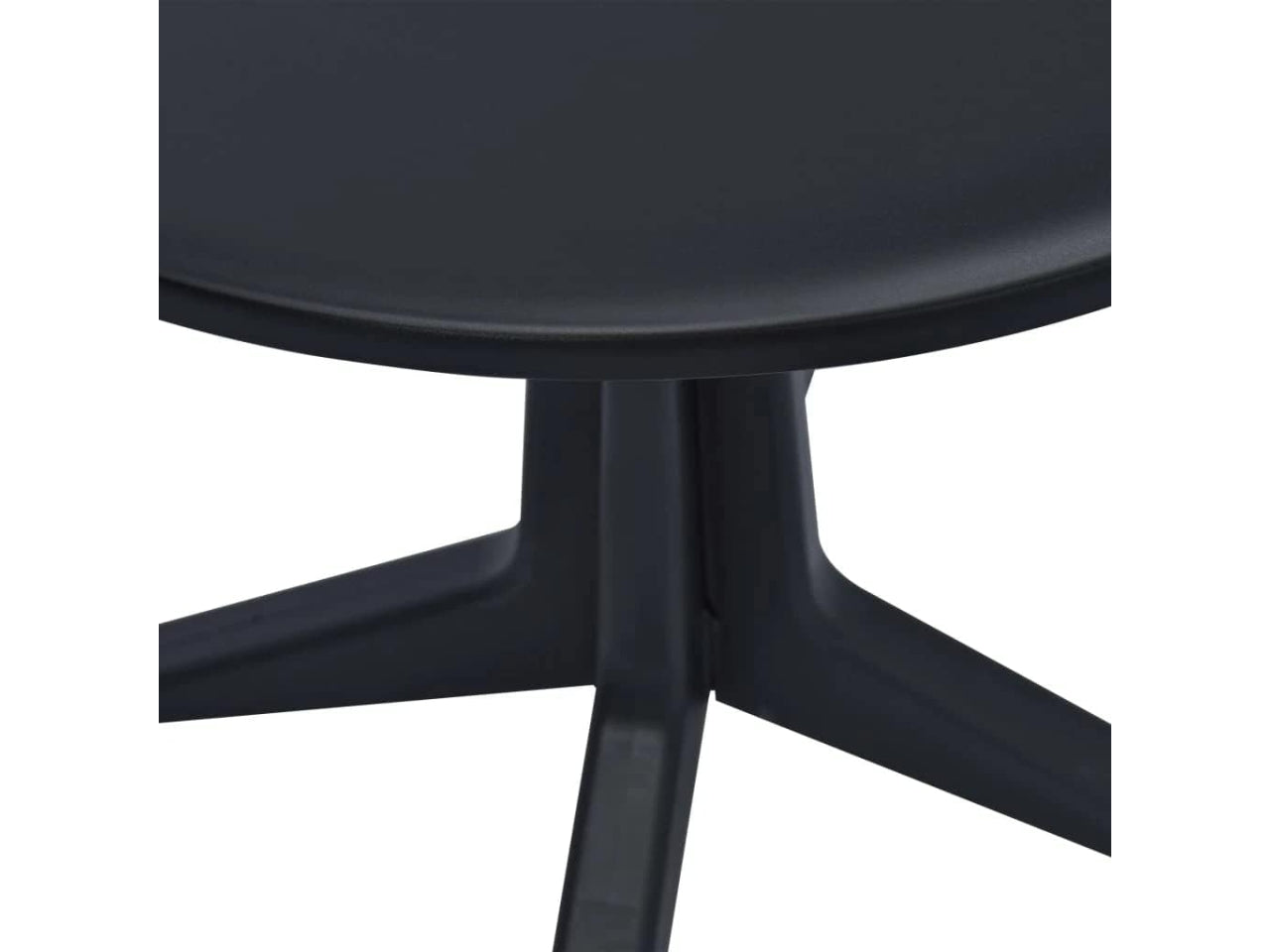 Tavolo plp rotondo levante antracite 70x70x72cm