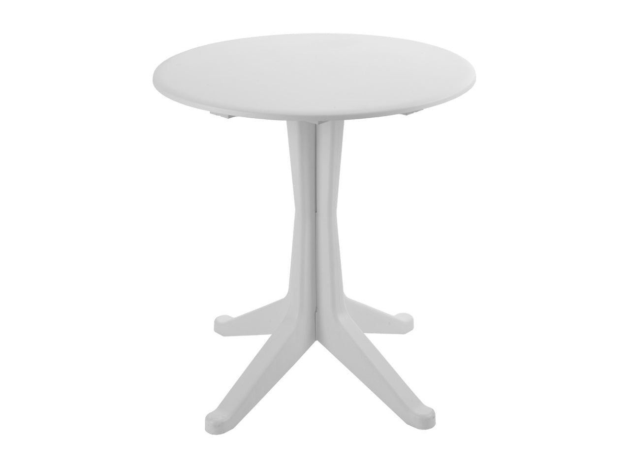 Tavolo plp rotondo levante bianco 70x70x72cm