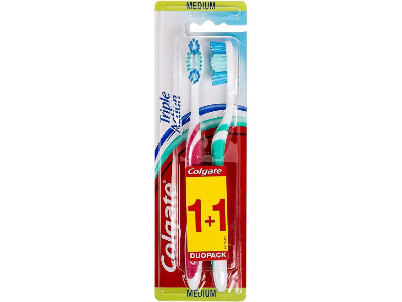Colgate spazzolino triple action, confezione da 2 spazzolini $